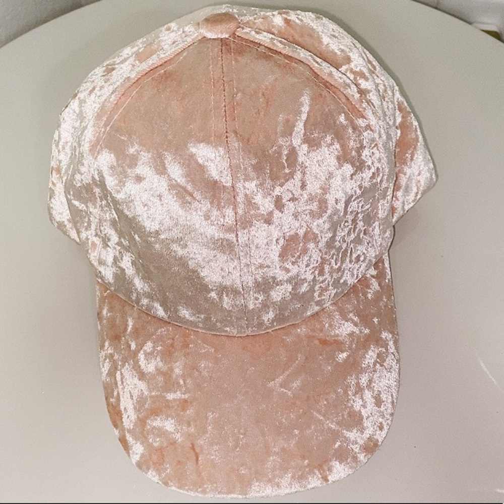 Rose gold Velvet Cap